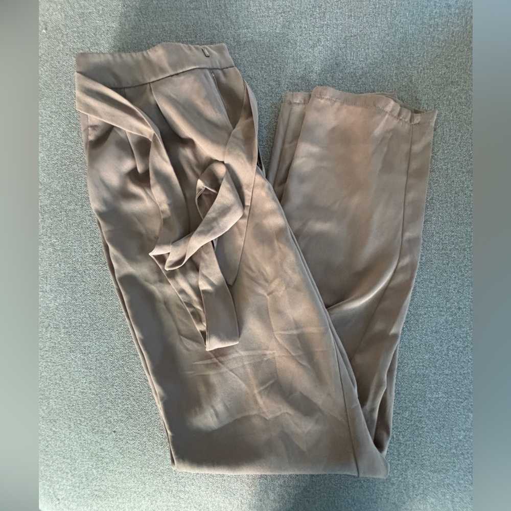 Elegant Taupe Women's Pants